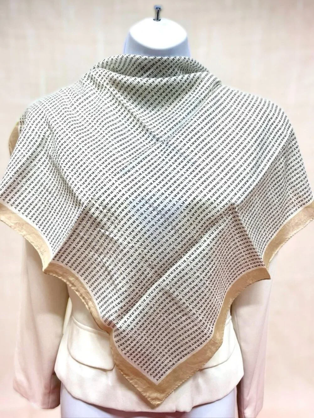 Burberry Neck-Kerchief cotton & Silk 22.5